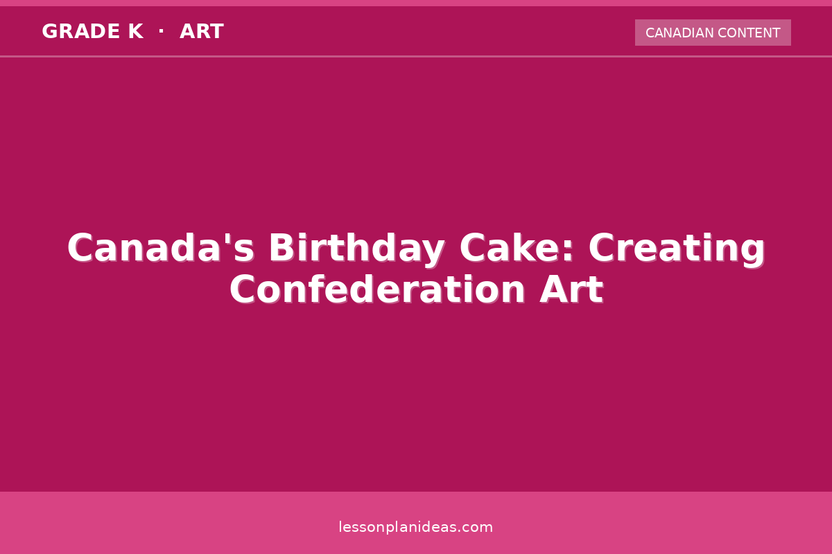 Canada’s Birthday Cake: Creating Confederation Art
