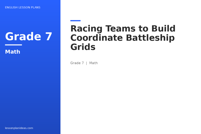 Racing Teams to Build Coordinate Battleship Grids