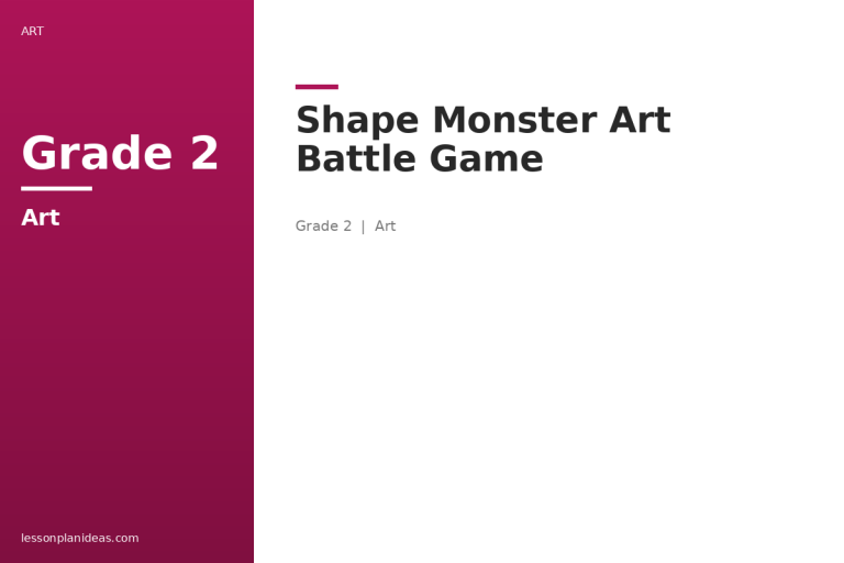 Shape Monster Art Battle Game