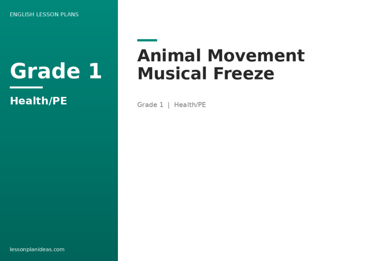 Animal Movement Musical Freeze
