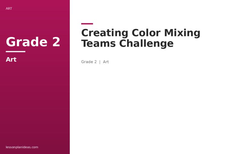 Creating Color Mixing Teams Challenge