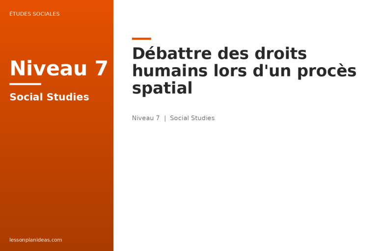 Débattre des droits humains lors d’un procès spatial