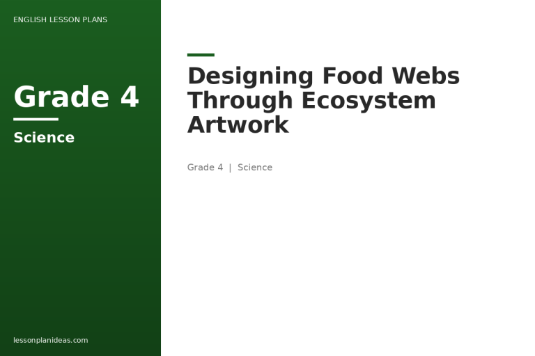 Designing Food Webs Through Ecosystem Artwork