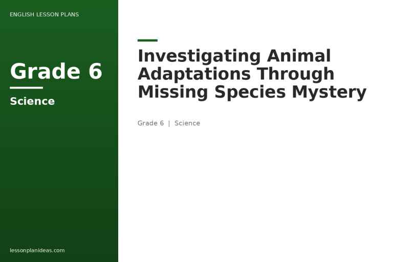 Investigating Animal Adaptations Through Missing Species Mystery
