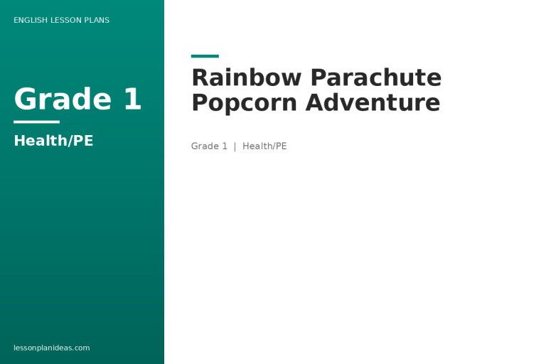 Rainbow Parachute Popcorn Adventure