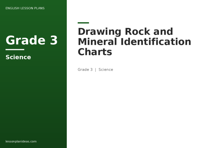 Drawing Rock and Mineral Identification Charts