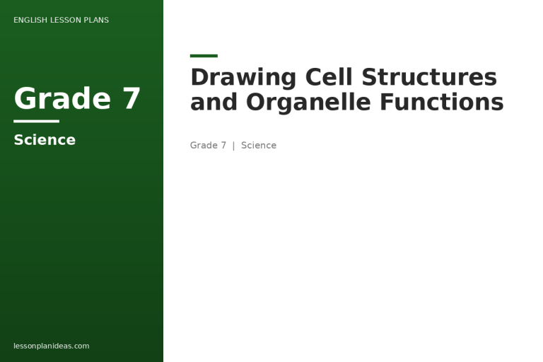 Drawing Cell Structures and Organelle Functions