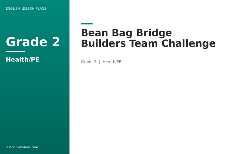 Bean Bag Bridge Builders Team Challenge