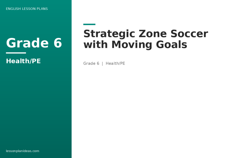 Strategic Zone Soccer with Moving Goals