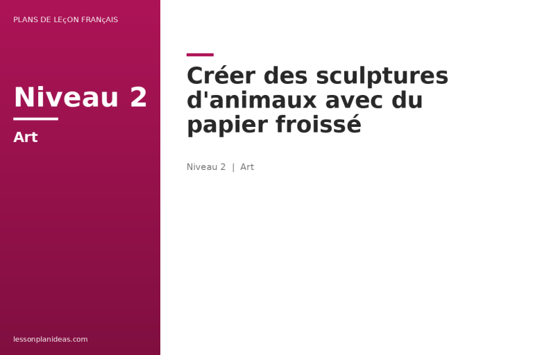 Créer des sculptures d’animaux avec du papier froissé