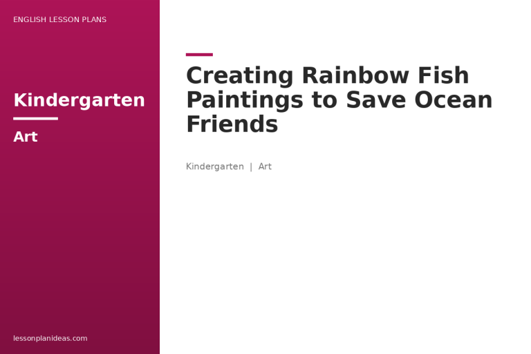Creating Rainbow Fish Paintings to Save Ocean Friends