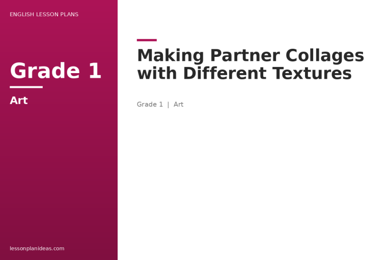 Making Partner Collages with Different Textures