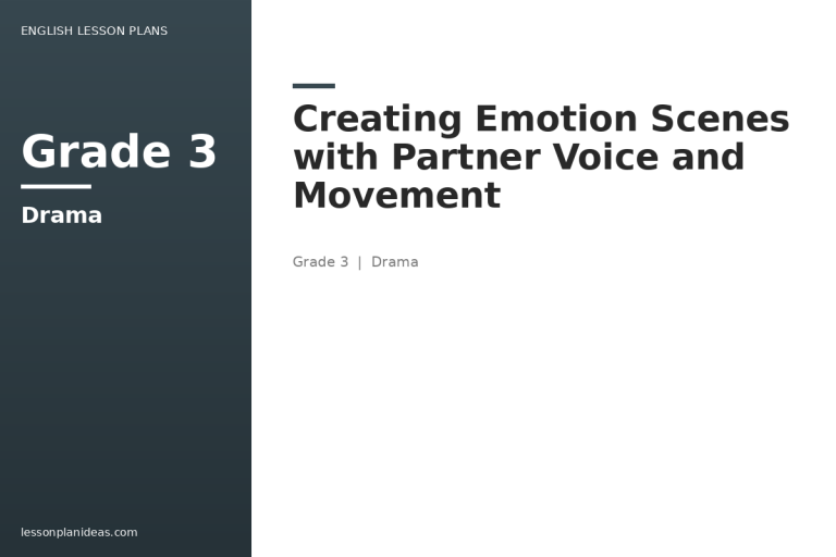 Creating Emotion Scenes with Partner Voice and Movement