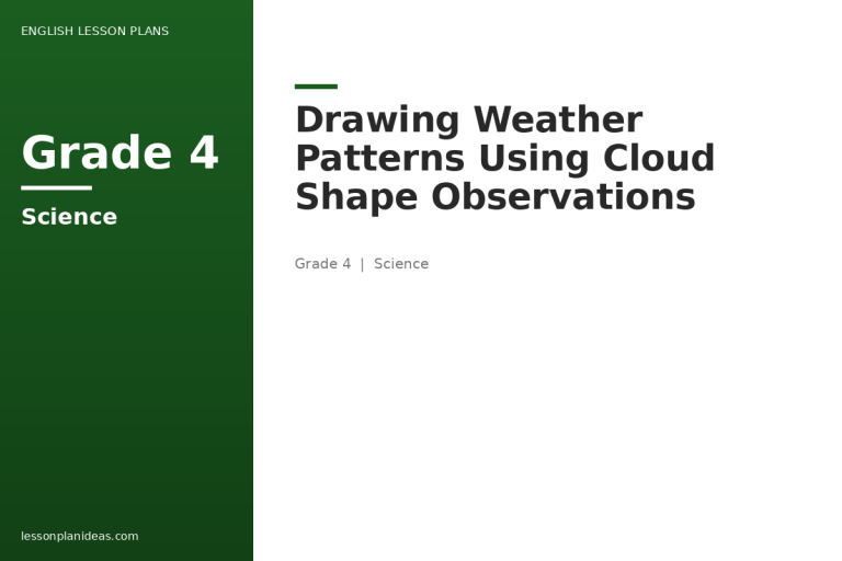 Drawing Weather Patterns Using Cloud Shape Observations