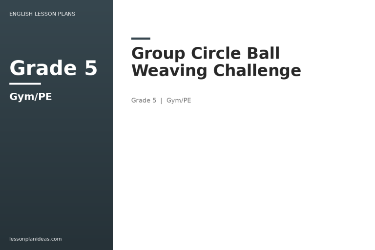 Group Circle Ball Weaving Challenge