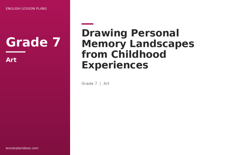 Drawing Personal Memory Landscapes from Childhood Experiences