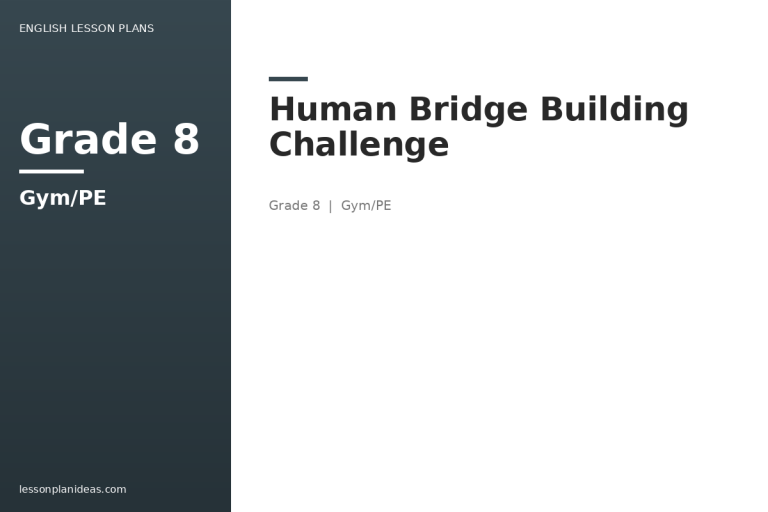 Human Bridge Building Challenge