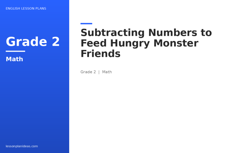 Subtracting Numbers to Feed Hungry Monster Friends