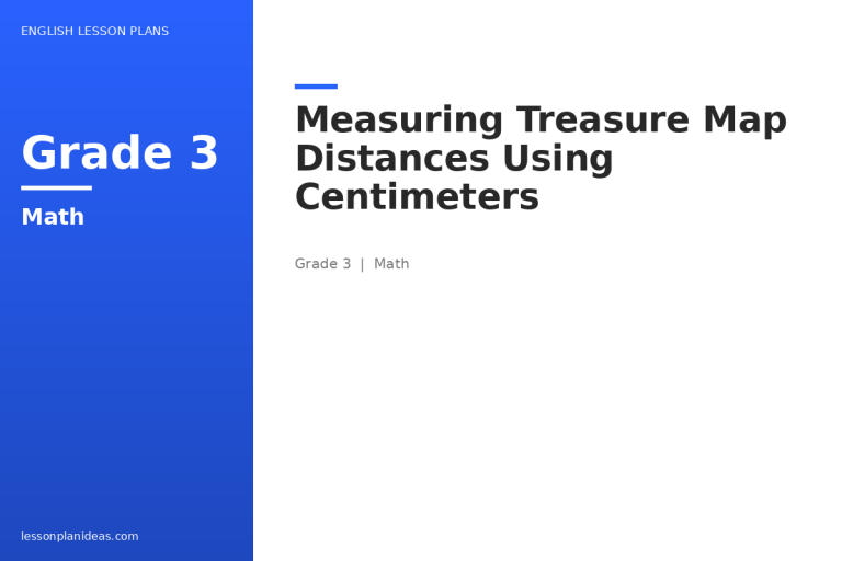Measuring Treasure Map Distances Using Centimeters
