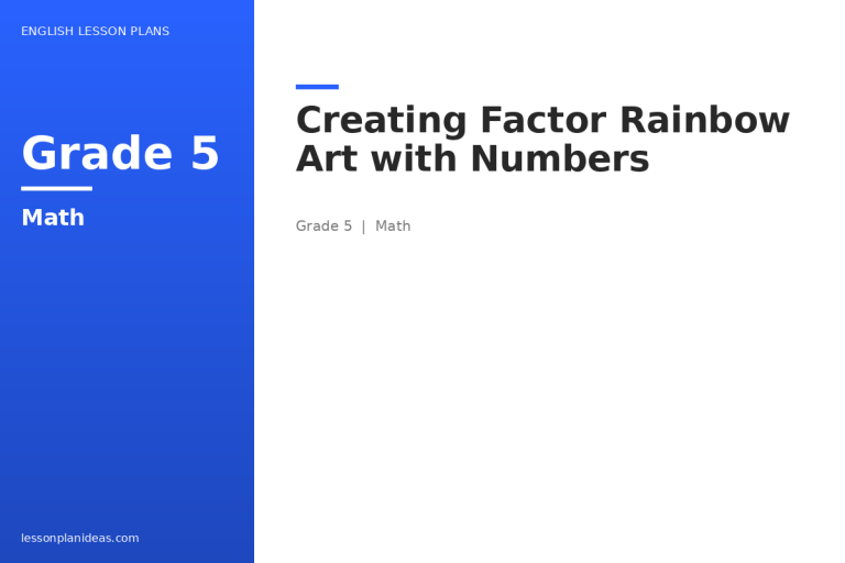 Creating Factor Rainbow Art with Numbers