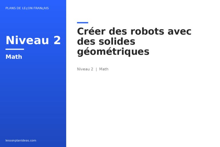 Créer des robots avec des solides géométriques