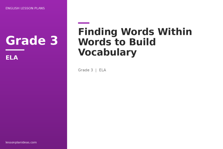 Finding Words Within Words to Build Vocabulary