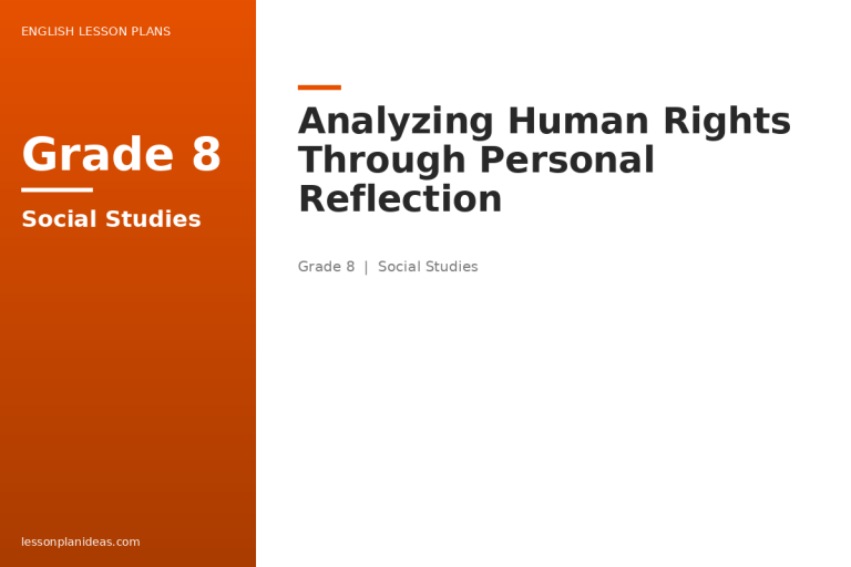 Analyzing Human Rights Through Personal Reflection