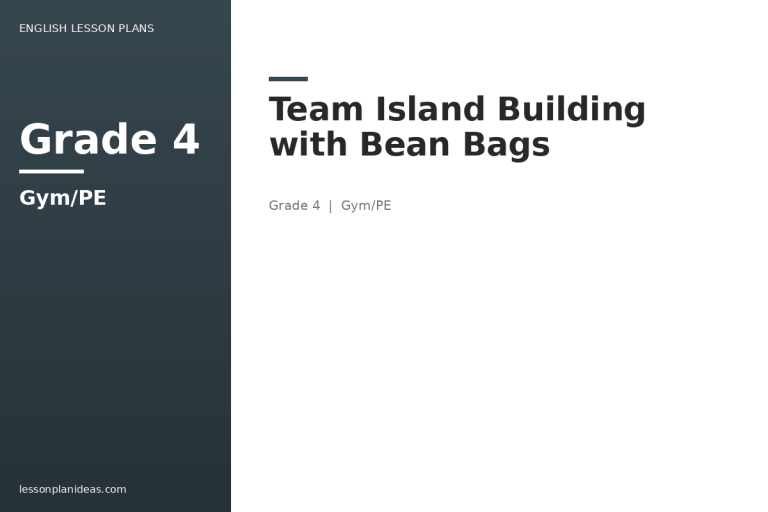 Team Island Building with Bean Bags