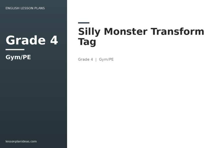 Silly Monster Transform Tag