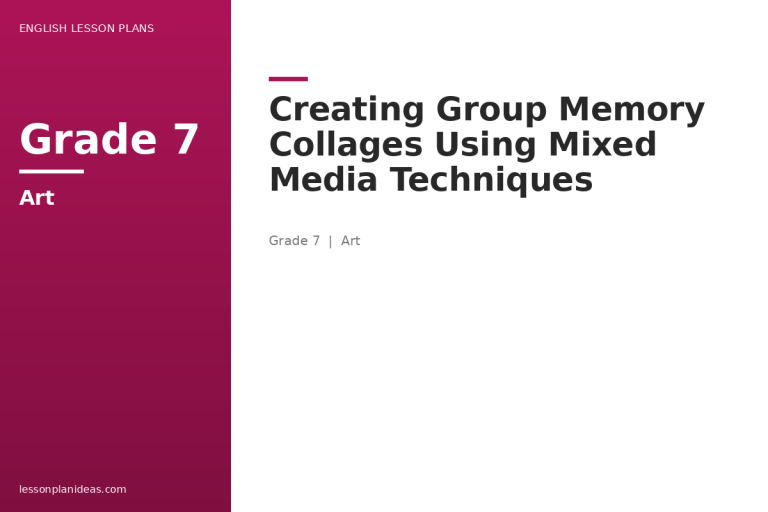 Creating Group Memory Collages Using Mixed Media Techniques
