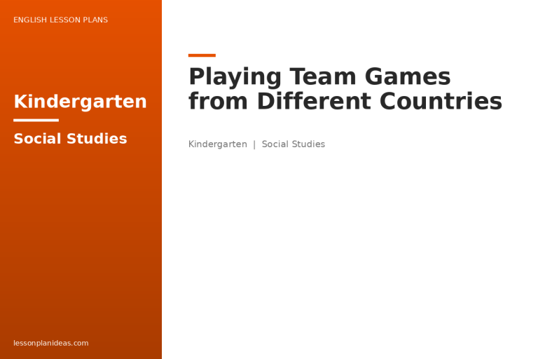 Playing Team Games from Different Countries